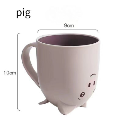 4 stila Crtić slatke životinje Šalica za usta Četkica za zube Šalica za pranje zuba Kupaonski pribor Dječja čašica za grgljanje Kupaonski gadget