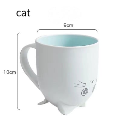 4 stila Crtić slatke životinje Šalica za usta Četkica za zube Šalica za pranje zuba Kupaonski pribor Dječja čašica za grgljanje Kupaonski gadget