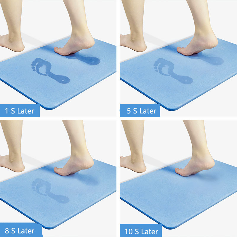 Prostirka za kupanje od dijatomitne zemlje koja se brzo suši, 30*40 cm, super upijajući tepih, neklizajuće prostirke za kupanje, set kupaonskih prostirača, izdržljiv