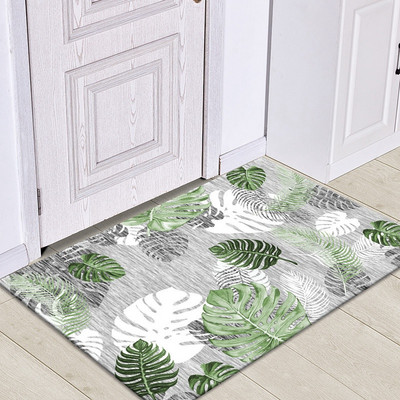 Nordijske podne prostirke Green Leaf Otirači za vrata Ulazni otirači Kuhinjske prostirke Protuklizni tepih za kupaonicu Dnevni boravak Kućne prostirke
