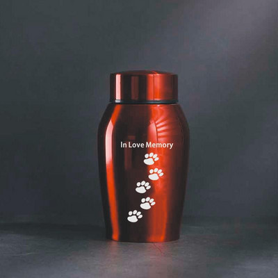 250/500 ml Urne za kućne ljubimce Ljudski ljubimci od nehrđajućeg čelika Spomenici Staklenka pepela Pas Mačka Posuda za uspomene Kutija Zatvoreni spremnik otporan na vlagu