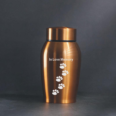 250/500 ml Urne za kućne ljubimce Ljudski ljubimci od nehrđajućeg čelika Spomenici Staklenka pepela Pas Mačka Posuda za uspomene Kutija Zatvoreni spremnik otporan na vlagu