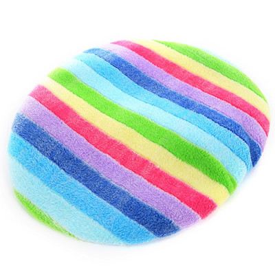 Vannas istabas tualetes sēdekļa pārvalku komplekts, biezs, mīksts koraļļu samta varavīksnes krāsas tualetes futrālis, silts ūdensizturīgs tualetes poda pārvalks SWZ030