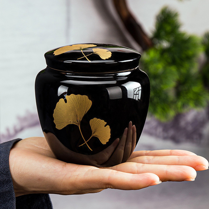 Mazas kremācijas urnas cilvēku pelniem Keramikas pieaugušo suņu kaķu pelnu turētāji Miniatūra piemiņas bēru urna pelnu koplietošanai Mājdzīvnieku urnas