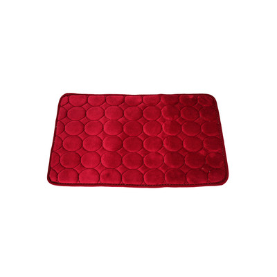 Vannas istabas vannas paklājs Neslīdoši koraļļu samta paklāji izlietnē Bruģakmens reljefs vannas sānu grīdas paklājs dušas telpas paklājs