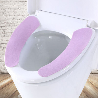 1 par Toplo plišano punjenje WC sjedala koje se može prati u kupaonici Mekano zdravlje Ljepljiva kućna prostirka Navlaka za sjedalo Kućanska višekratna upotreba