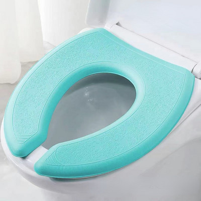 Vandeniui atsparus minkštas tualeto sėdynės užvalkalas, plaunamas lipdukas su putplasčiu tualeto užvalkalas EVA tualeto pagalvėlės lipdukas vonios kambariui, apsaugantis nuo tualeto