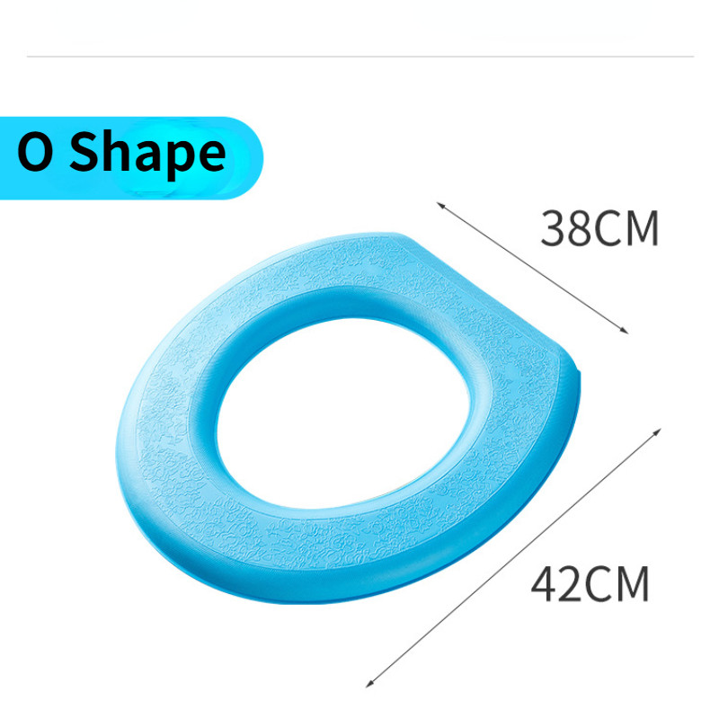 Vandeniui atsparus minkštas tualeto sėdynės užvalkalas, plaunamas lipdukas su putplasčiu tualeto užvalkalas EVA tualeto pagalvėlės lipdukas vonios kambariui, apsaugantis nuo tualeto
