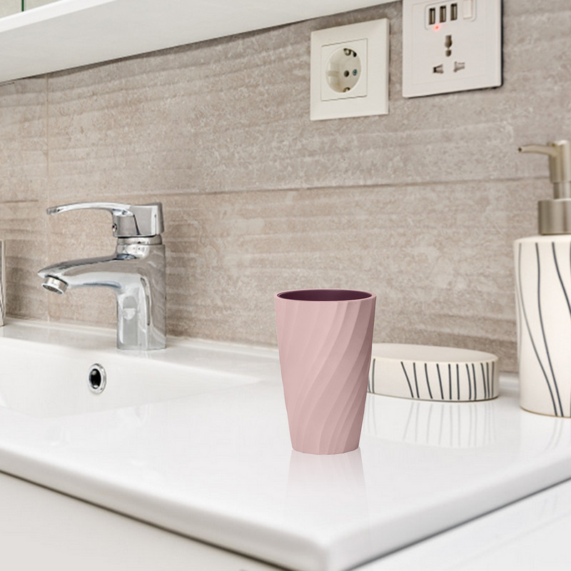 Zobu birstes krūze Divslāņu vannas istabas zobu birstes turētāji Inovatīvas vannas istabas trauks Atkārtoti lietojamas dzeramās kausi zobu tīrīšanai