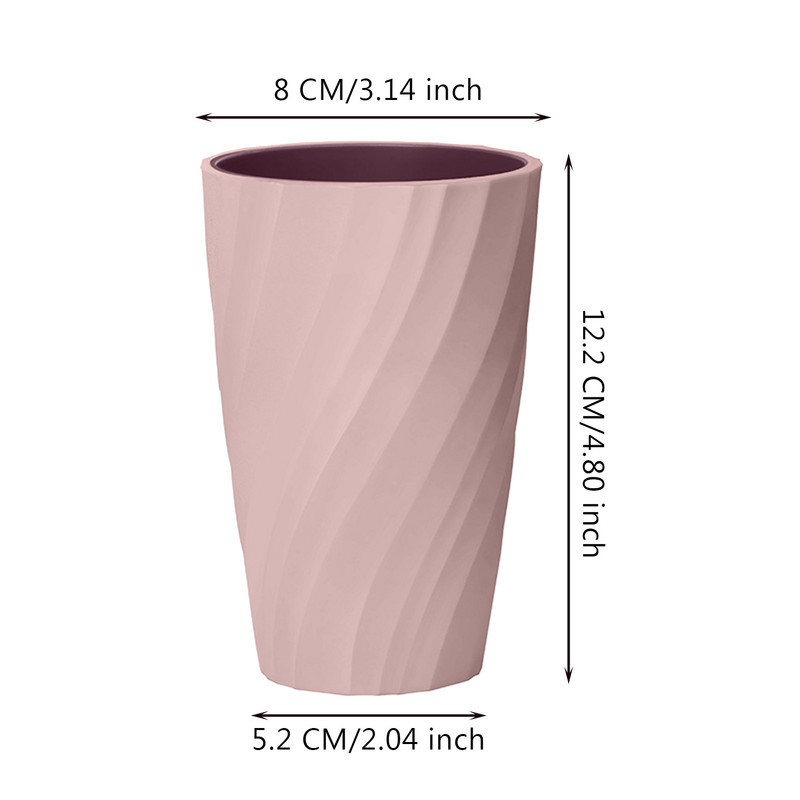 Zobu birstes krūze Divslāņu vannas istabas zobu birstes turētāji Inovatīvas vannas istabas trauks Atkārtoti lietojamas dzeramās kausi zobu tīrīšanai