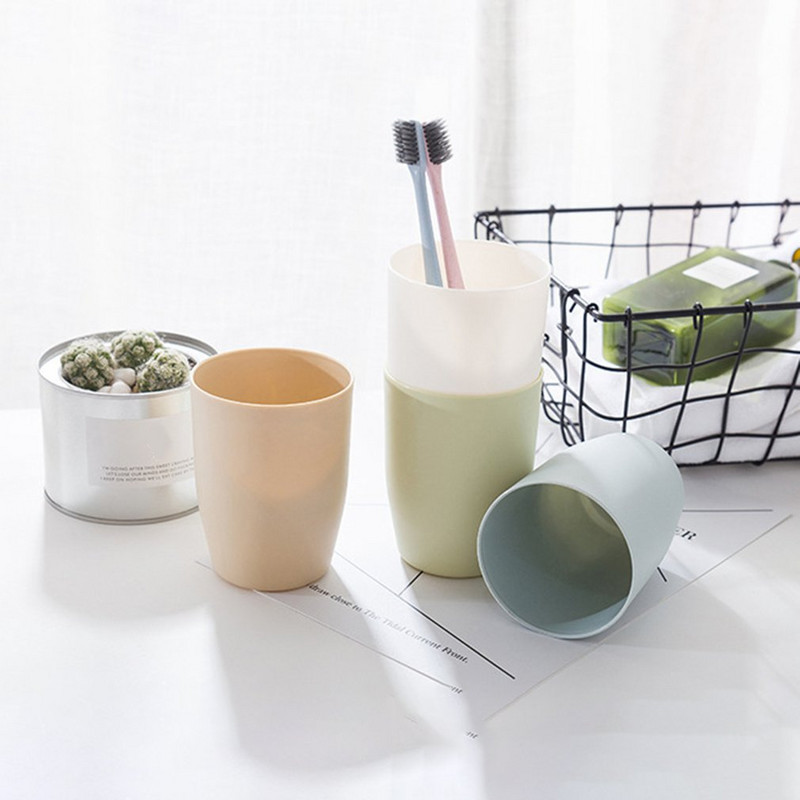 Burnos plovimo puodeliai Plastikiniai vonios kambario „Big Mouth“ dizainas Pradžia Viešbutis Dantų šepetėlio laikiklis Puodelis Poros Patvarūs vonios kambario priedai