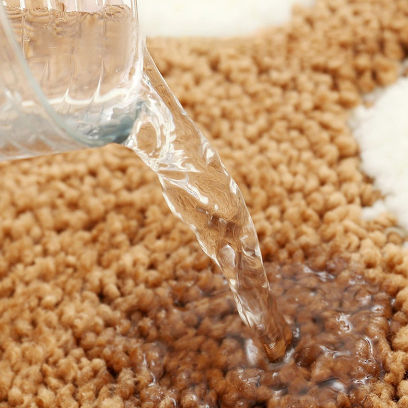 Mekana upijajuća prostirka za kupanje koja ne klizi, čupava kupaonska prostirka Modni slatki otisci stopala Bočni jastučić za noge za uređenje doma