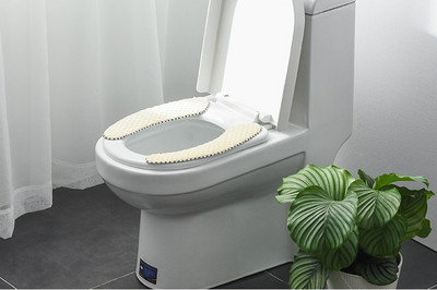 Ziemas silti, sabiezināti tualetes sēdekļu pārvalki Mīksts tualetes sēdekļa spilvens Closestool mazgājams Closestool paklājiņš O-formas spilventiņu bidē pārvalks