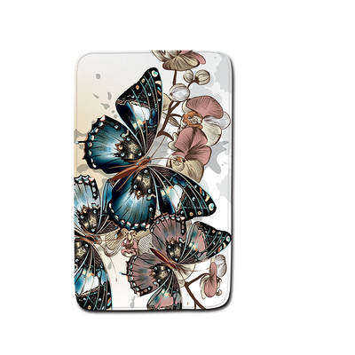 Šarene ciglene prostirke za kupaonicu Neklizajući kupaonski tepih 1kom Navlaka za WC školjku Boho stil WC prostirke za uređenje doma Otirači Tepisi