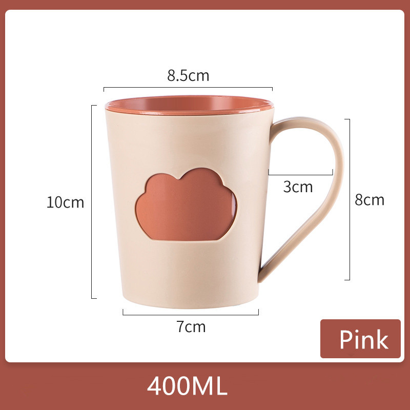 Pāris mākonis skalošanas kauss zobu krūze mīļotājiem zobu birstes kauss ceļojumu ūdens krūze dzeramā krūzes plastmasas vannas istabas mazgāšanas mutes kauss