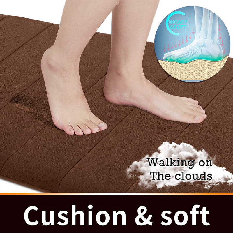 Īpaši uzsūcošs vannas paklājiņš Ātri žūstošs vannas istabas paklājs pretslīdēšanas durvju paklājiņš Napa ādas grīdas paklājs tualetes paklājs mājas dekors