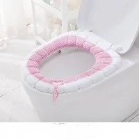 Šiltas, minkštas, plaunamas tualeto užvalkalas, tualeto sėdynės pagalvėlių rinkinys namų dekoravimui.
