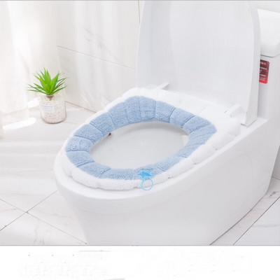 Šiltas, minkštas, plaunamas tualeto užvalkalas, tualeto sėdynės pagalvėlių rinkinys namų dekoravimui.