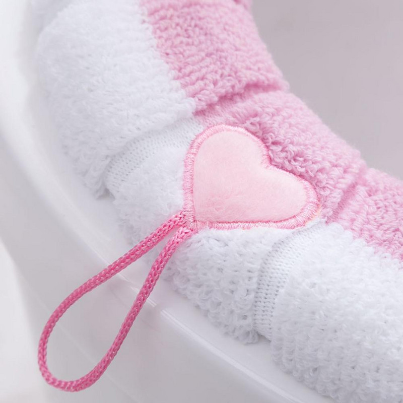 Šiltas, minkštas, plaunamas tualeto užvalkalas, tualeto sėdynės pagalvėlių rinkinys namų dekoravimui.