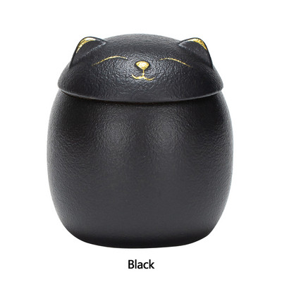 Keramički spremnik za kućne ljubimce u obliku mačke Memorijalna urna Pečat Lonac Kovčeg za uspomenu Porculanska staklenka Spremište pepela za kućne ljubimce Uspomena Držač za grob