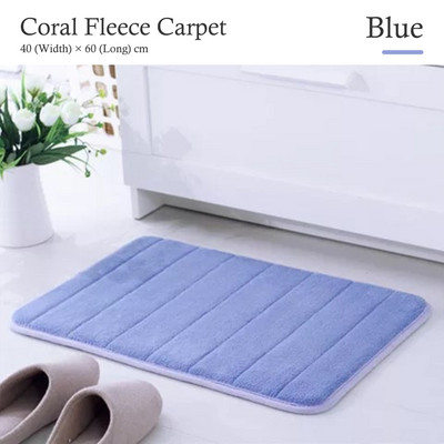 Prostirka za kućnu kupaonicu Neklizajuća memorijska pjena za kupaonicu Otirač za upijanje vode Sobni tepih Meki tepih od koraljnog flisa koji se može prati Dekoracija poda za WC