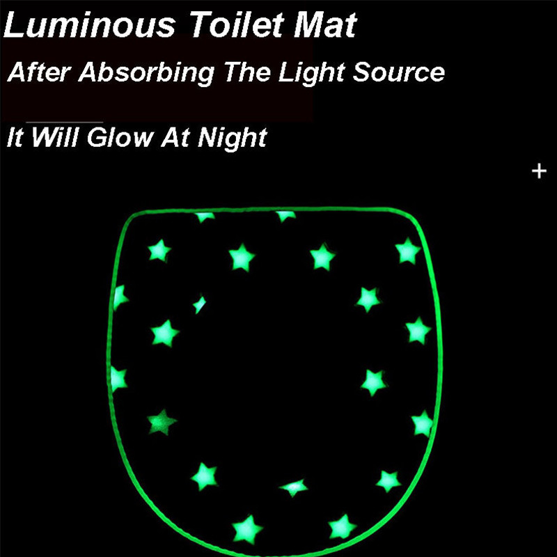 Torbica za navlaku za WC dasku Meka topla podloga za stolić Svjetleća periva navlaka s patentnim zatvaračem koja se može ukloniti za WC dasku Kupaonski pribor