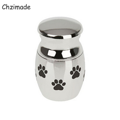 Chzimade Always In My Heart Urne od nehrđajućeg čelika Kućni ljubimci Pepeo za kremiranje pasa Urna Spremnik za uspomene Columbarium Spomenici kućnim ljubimcima