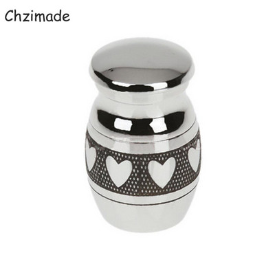 Chzimade Always In My Heart Urne od nehrđajućeg čelika Kućni ljubimci Pepeo za kremiranje pasa Urna Spremnik za uspomene Columbarium Spomenici kućnim ljubimcima