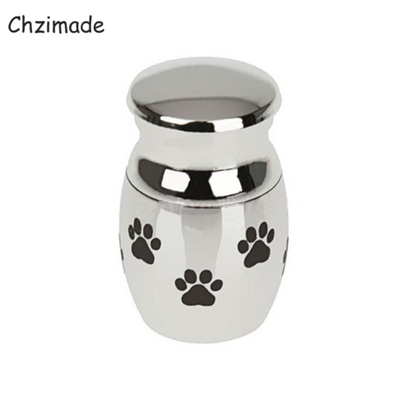 Chzimade Always In My Heart Urne od nehrđajućeg čelika Kućni ljubimci Pepeo za kremiranje pasa Urna Spremnik za uspomene Columbarium Spomenici kućnim ljubimcima
