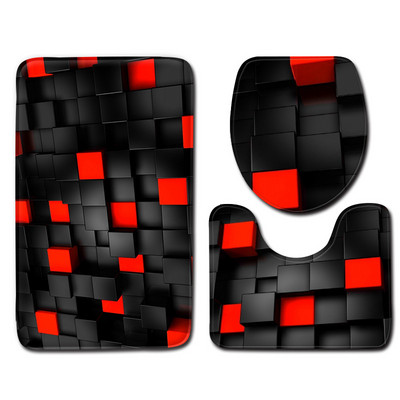 Morska zvijezda Kornjača WC školjka Trodijelna vrata Kupaonski tepih Vodootporni kupaonski tepisi Navlaka za WC sjedalo Podna prostirka Kupaonski dekor