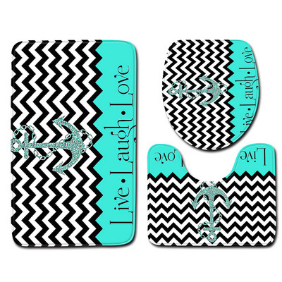 Morska zvijezda Kornjača WC školjka Trodijelna vrata Kupaonski tepih Vodootporni kupaonski tepisi Navlaka za WC sjedalo Podna prostirka Kupaonski dekor