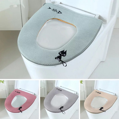Universaalsed talvised tualettruumi istmekatted, paksud pehmed tualettruumi istmepadi Vannituba Closestool WC-padja matt WC-poti kaane tarvikud