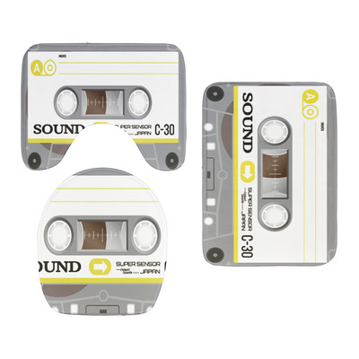 Set od 3 komada WC protuklizna podna prostirka Retro kazeta Poklopac poklopca WC školjke Dekoracija za tuš Jastuk Tepisi Otirač za kupaonicu