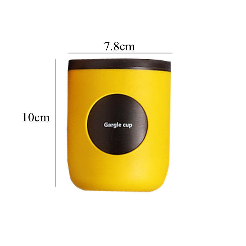 Nordijska plastična kućanska četkica za zube Držač za pohranu šalice Par Prijenosne putne šalice za ispiranje usta Šalica za vodu Kupaonski pribor