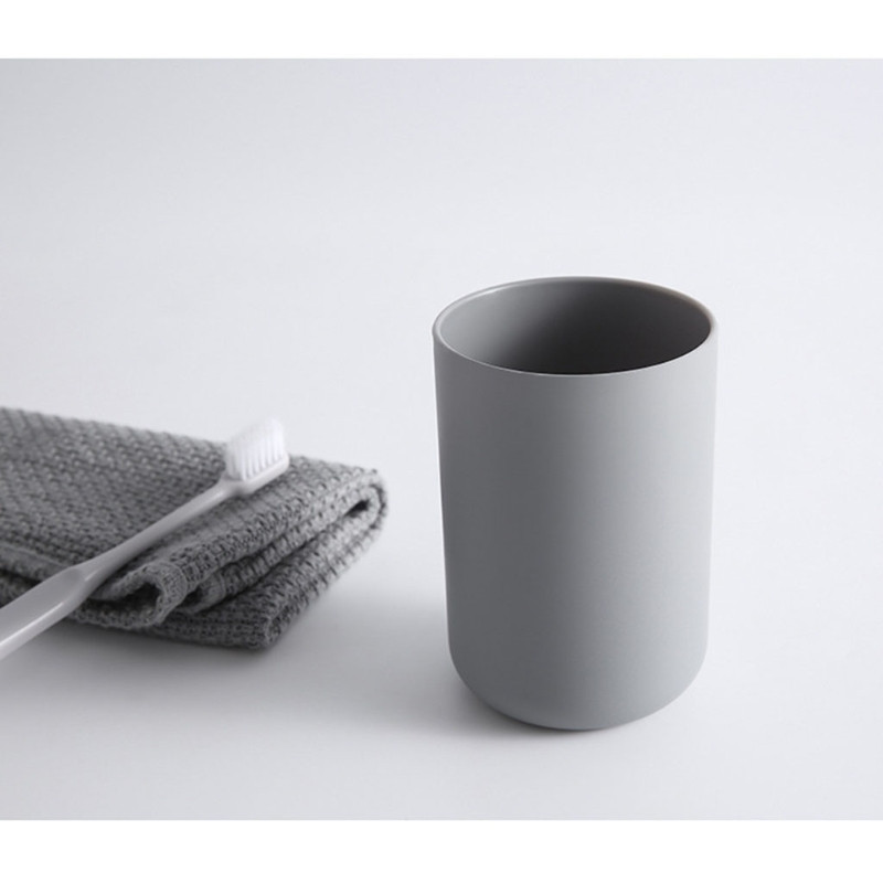 Vannas istabas zobu birstes turētāja krūze 300 ml plastmasas krūze mutes skalojamā krūze plastmasas krūze