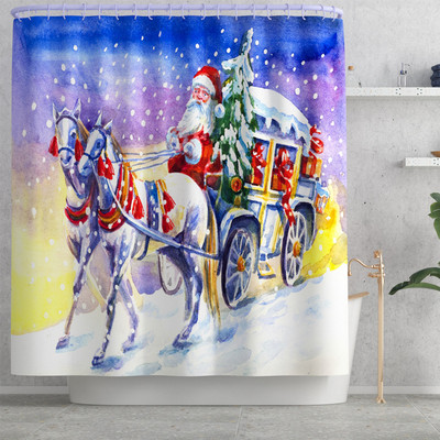 Prostirka za kupaonski tepih Božićni dekor za dom Prostirka za kupaonicu i komplet zavjesa za tuš WC podloga Protuklizna podloga za noge za tepih za kupaonicu