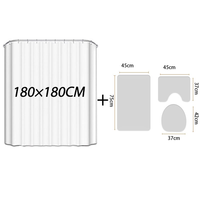 Prostirka za kupaonski tepih Božićni dekor za dom Prostirka za kupaonicu i komplet zavjesa za tuš WC podloga Protuklizna podloga za noge za tepih za kupaonicu