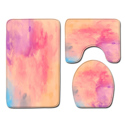 Prostirka za kupanje u kupaonici Vodootporna protiv klizanja Otisak zvjezdanog neba Set za tuš WC set prostirki Set upijajućih prostirki za noge Jastuk za WC sjedalo