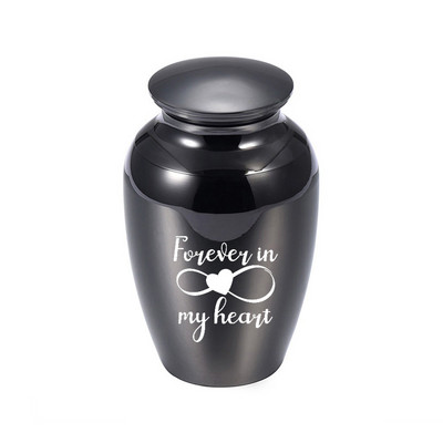 Novi dizajn Zlatno Srebrni kućni ljubimac Ljudski pepeo od aluminijske legure Urna za kremiranje Pogrebne urne za mačke, pse, životinje, ljubimce visoke kvalitete