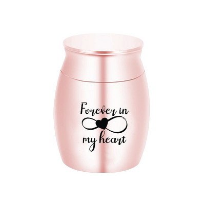 Novi dizajn Zlatno Srebrni kućni ljubimac Ljudski pepeo od aluminijske legure Urna za kremiranje Pogrebne urne za mačke, pse, životinje, ljubimce visoke kvalitete