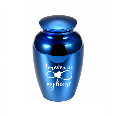 Novi dizajn Zlatno Srebrni kućni ljubimac Ljudski pepeo od aluminijske legure Urna za kremiranje Pogrebne urne za mačke, pse, životinje, ljubimce visoke kvalitete