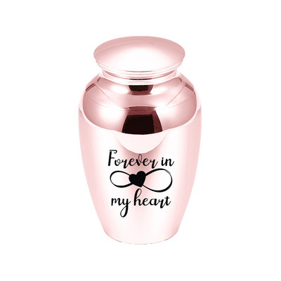 Novi dizajn Zlatno Srebrni kućni ljubimac Ljudski pepeo od aluminijske legure Urna za kremiranje Pogrebne urne za mačke, pse, životinje, ljubimce visoke kvalitete