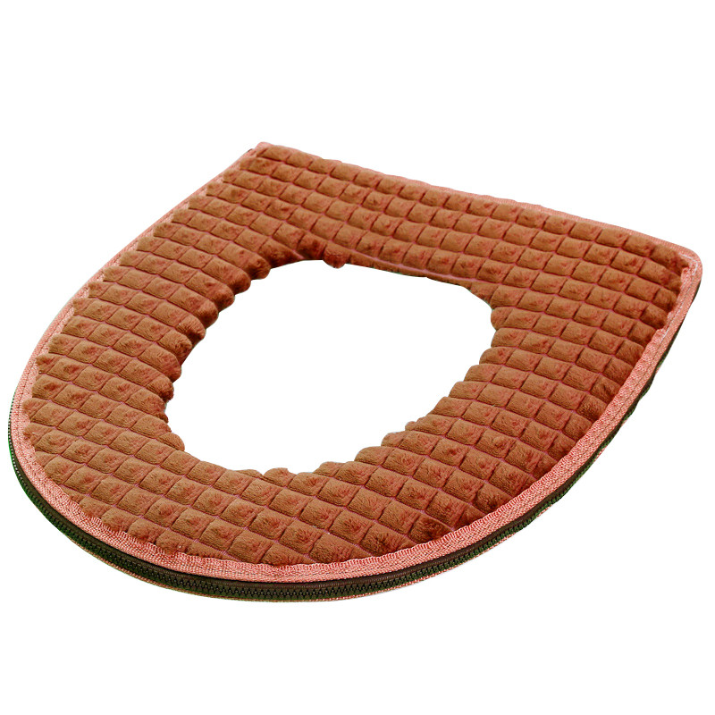1kom Zimska baršunasta mekana navlaka za WC školjku periva kupaonska stolica za debljanje topli jastučići