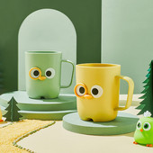 Jauka multfilma mutes skalojamā līdzekļa krūze Creative Food Klasificate Children Brushing Glass Plastmasas glāzīte zobu birstes glāzīte Vannas istabas veļas mazgājamās mašīnas piederumi