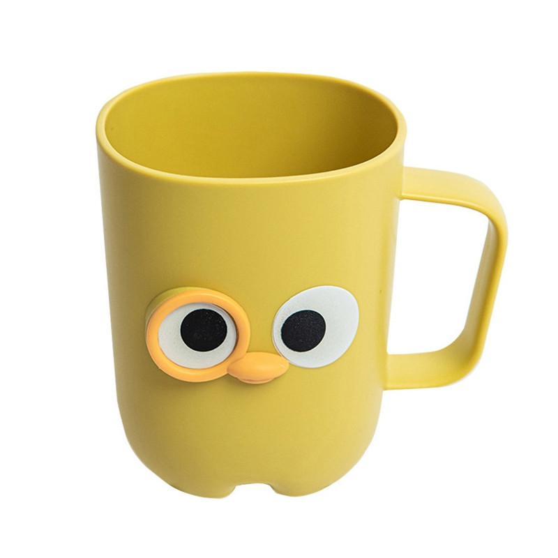 Jauka multfilma mutes skalojamā līdzekļa krūze Creative Food Klasificate Children Brushing Glass Plastmasas glāzīte zobu birstes glāzīte Vannas istabas veļas mazgājamās mašīnas piederumi