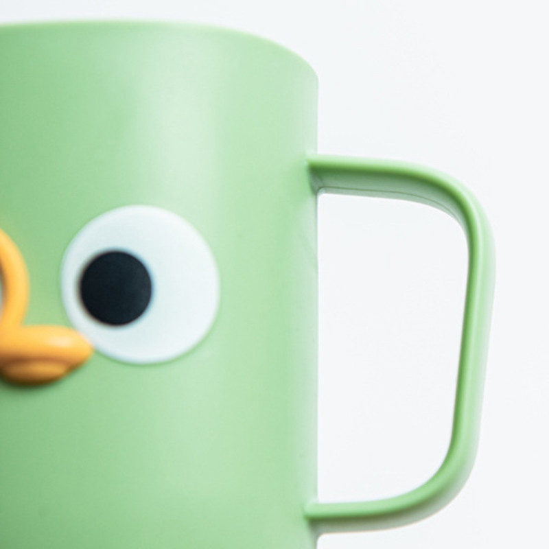 Jauka multfilma mutes skalojamā līdzekļa krūze Creative Food Klasificate Children Brushing Glass Plastmasas glāzīte zobu birstes glāzīte Vannas istabas veļas mazgājamās mašīnas piederumi