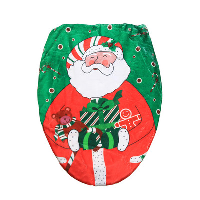 Božićna navlaka za WC sjedalo Djed Božićnjak Kupaonska prostirka Božićna navlaka za WC sjedalo Merry Christmas Decor For Home 2022 Noel Natal