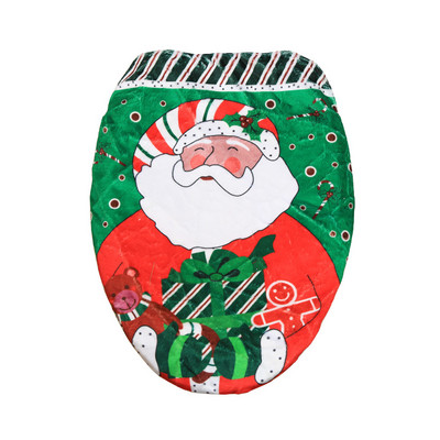 Božićna navlaka za WC sjedalo Djed Božićnjak Kupaonska prostirka Božićna navlaka za WC sjedalo Merry Christmas Decor For Home 2022 Noel Natal