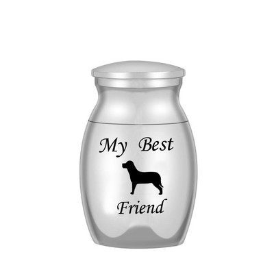 Male urne za uspomene za pepeo Mini urne za kremiranje aluminijske legure pas mačka ljubimac spomen kovčezi držač pepela