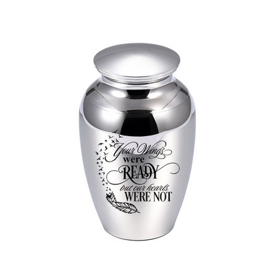 Male urne za uspomene za pepeo Mini urne za kremiranje aluminijske legure pas mačka ljubimac spomen kovčezi držač pepela